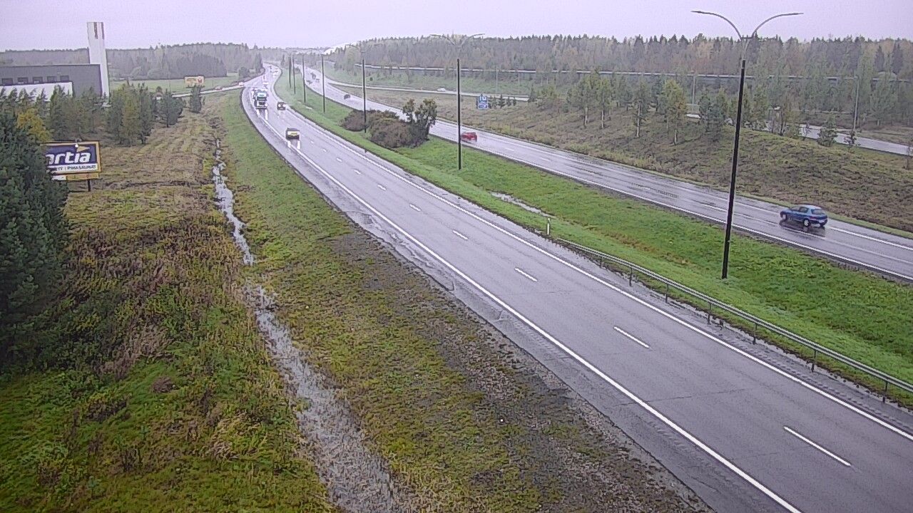 Weather Camera Image Väg 4 Kempele, Zatelliitti, Oulu, Pohjois-Pohjanmaa