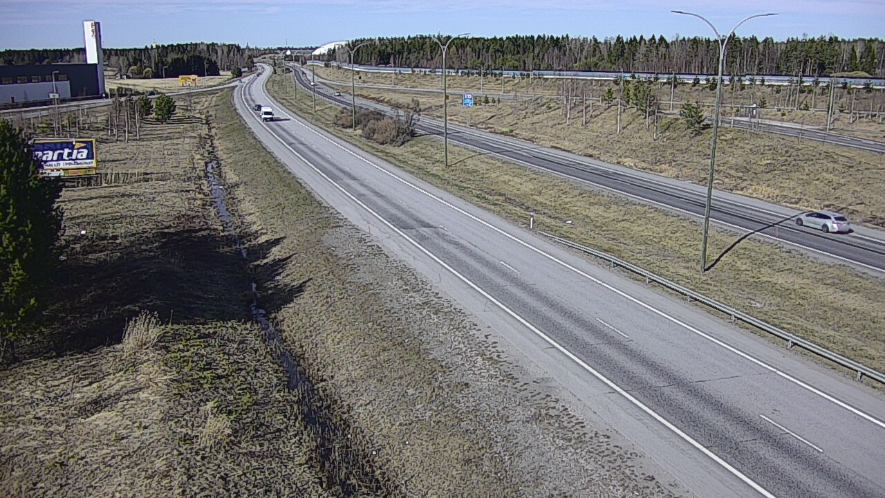 Weather Camera Image Väg 4 Kempele, Zatelliitti, Oulu, Pohjois-Pohjanmaa