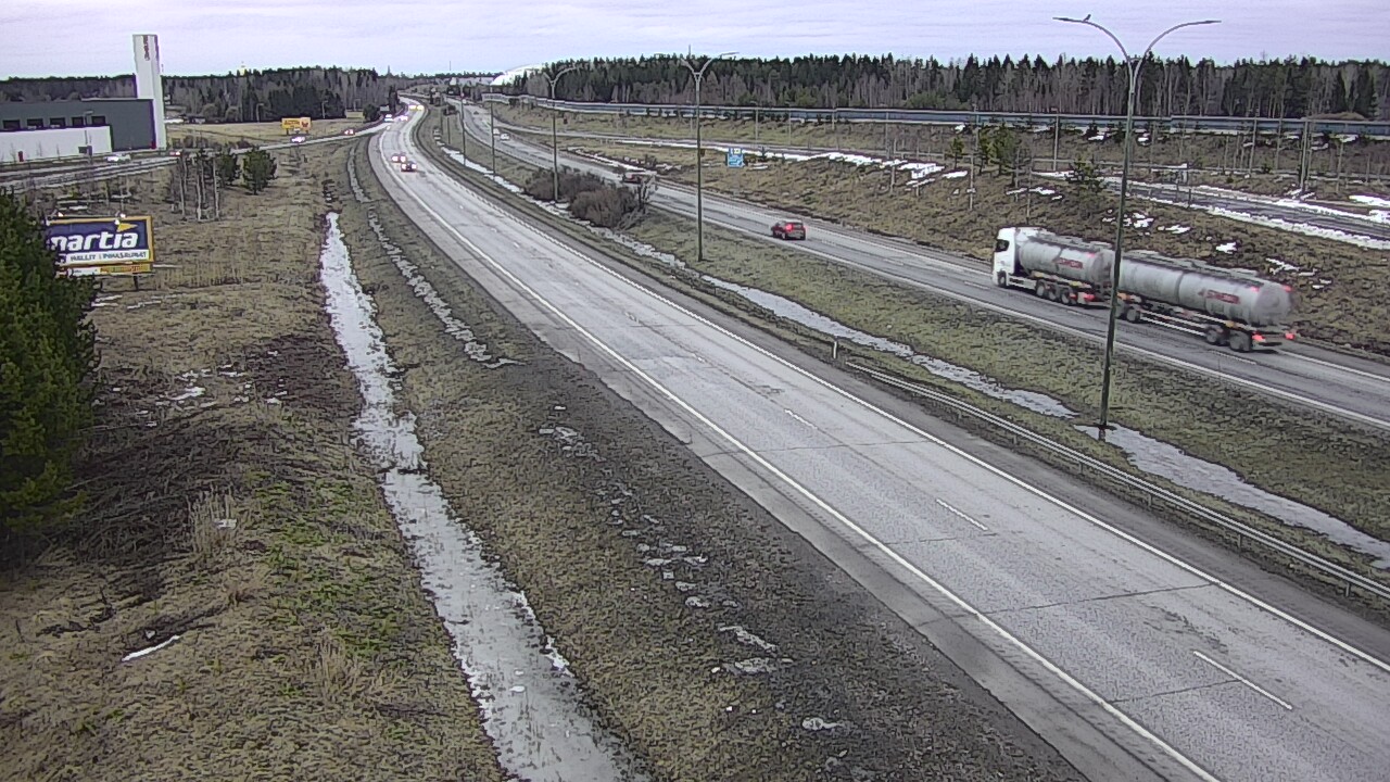 Weather Camera Image Road 4 Kempele, Zatelliitti, Oulu, Pohjois-Pohjanmaa