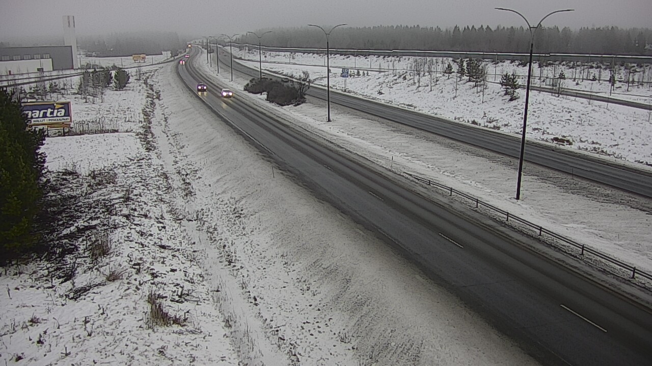 Weather Camera Image Road 4 Kempele, Zatelliitti, Oulu, Pohjois-Pohjanmaa