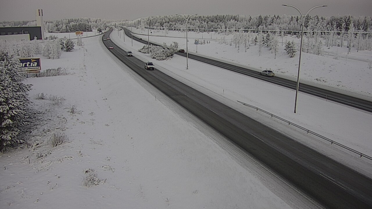 Kelikamerat Kuva Tie 4 Kempele, Zatelliitti, Oulu, Pohjois-Pohjanmaa