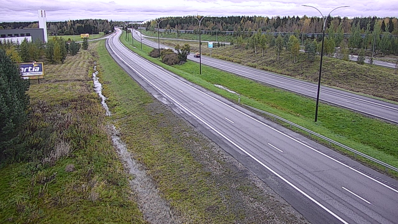 Weather Camera Image Väg 4 Kempele, Zatelliitti, Oulu, Pohjois-Pohjanmaa