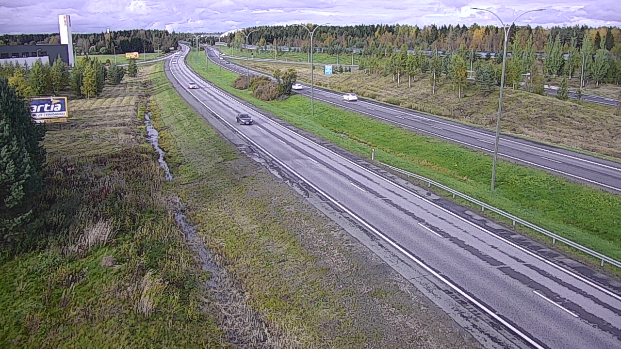 Weather Camera Image Road 4 Kempele, Zatelliitti, Oulu, Pohjois-Pohjanmaa
