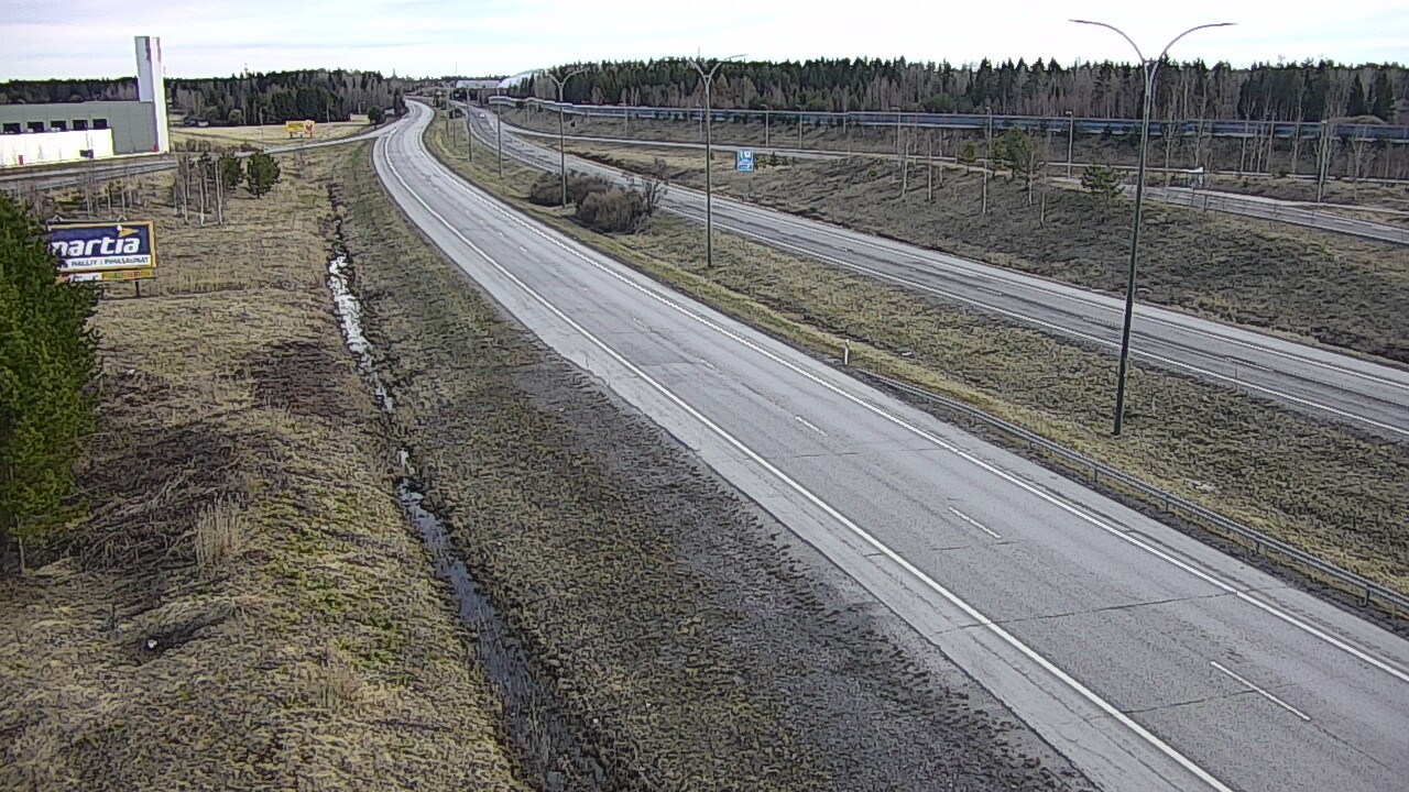 Weather Camera Image Väg 4 Kempele, Zatelliitti, Oulu, Pohjois-Pohjanmaa