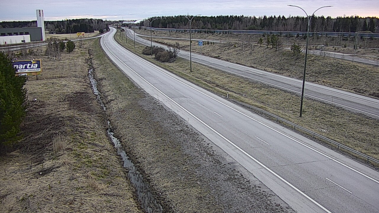 Weather Camera Image Road 4 Kempele, Zatelliitti, Oulu, Pohjois-Pohjanmaa