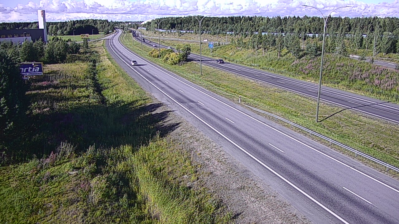 Kelikamerat Kuva Tie 4 Kempele, Zatelliitti, Oulu, Pohjois-Pohjanmaa