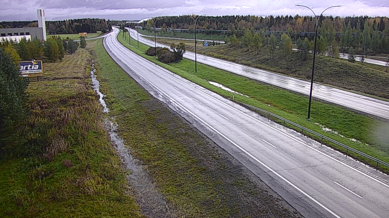 Weather Camera Image Road 4 Kempele, Zatelliitti, Oulu, Pohjois-Pohjanmaa