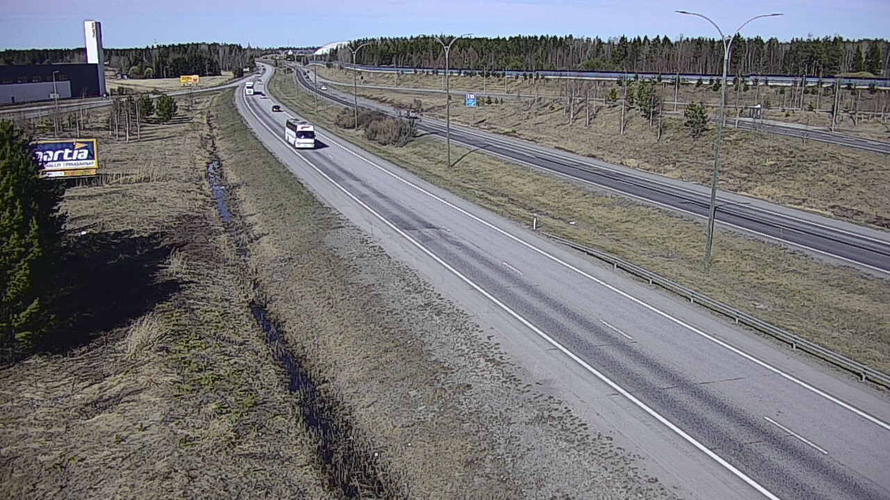 Weather Camera Image Väg 4 Kempele, Zatelliitti, Oulu, Pohjois-Pohjanmaa