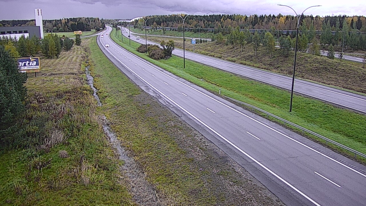 Weather Camera Image Road 4 Kempele, Zatelliitti, Oulu, Pohjois-Pohjanmaa