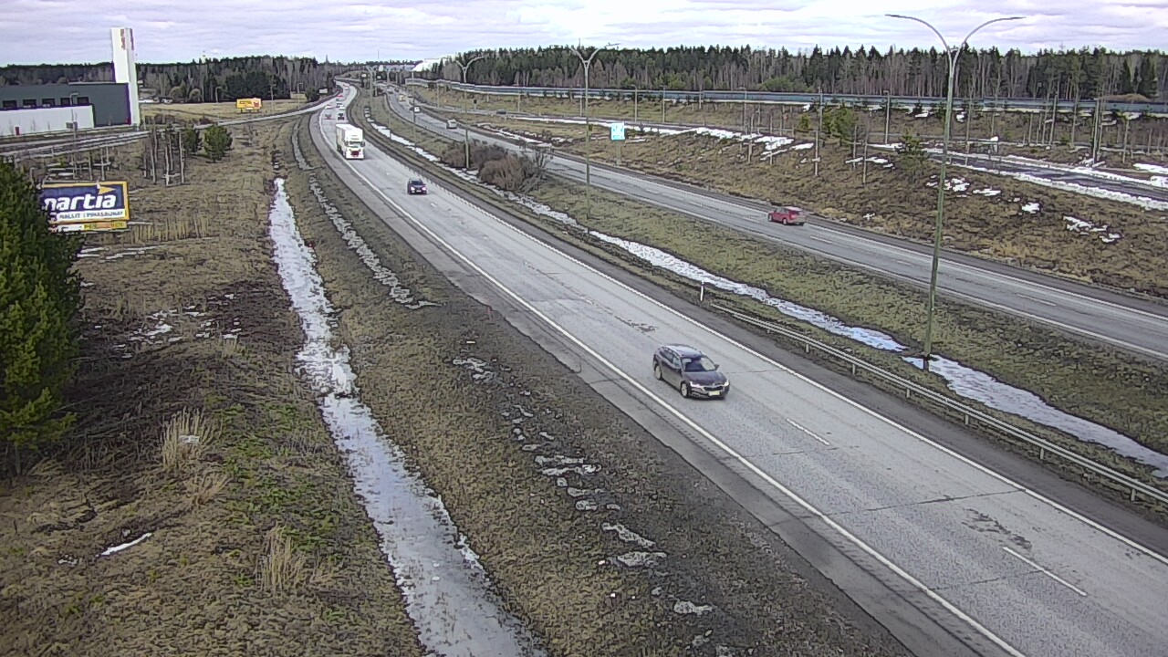 Weather Camera Image Road 4 Kempele, Zatelliitti, Oulu, Pohjois-Pohjanmaa