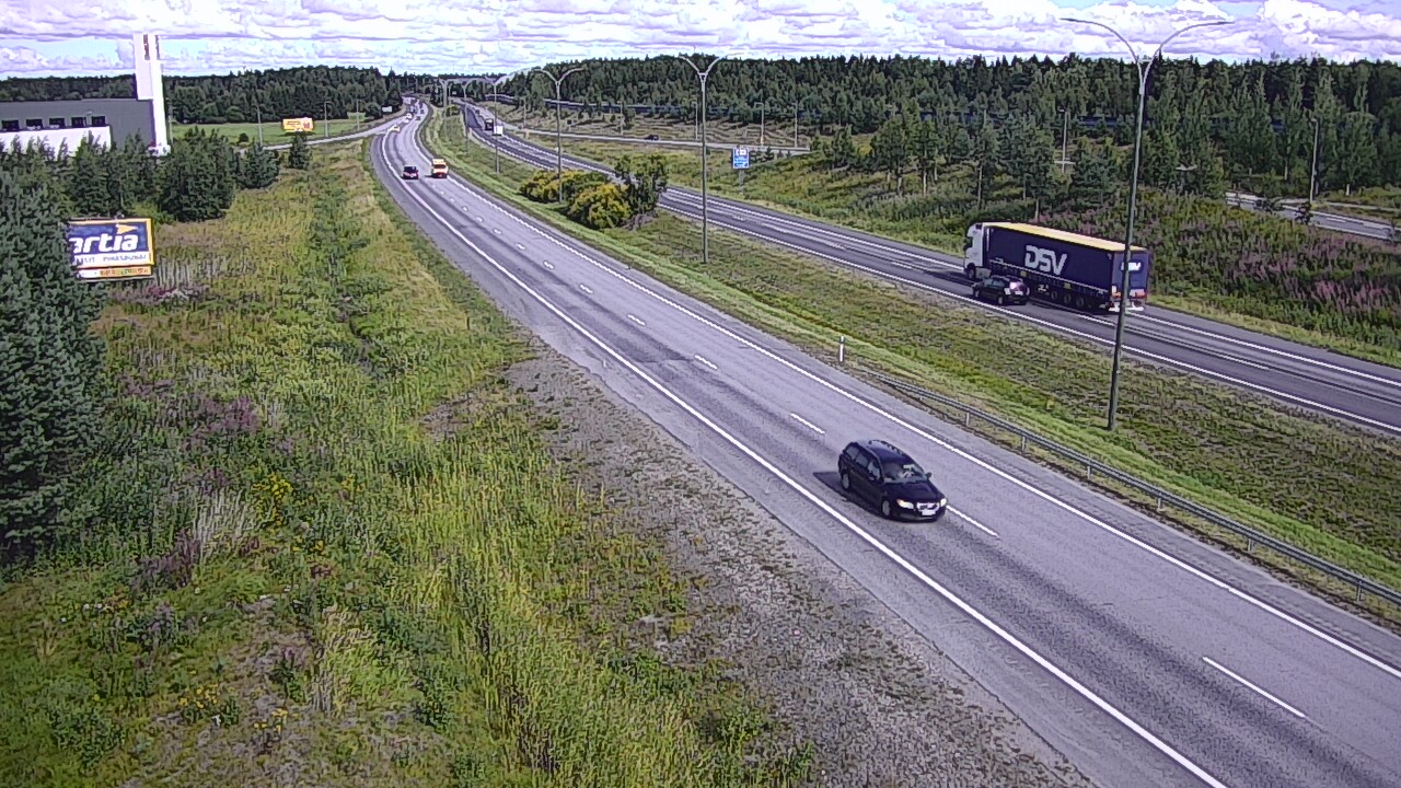 Weather Camera Image Väg 4 Kempele, Zatelliitti, Oulu, Pohjois-Pohjanmaa