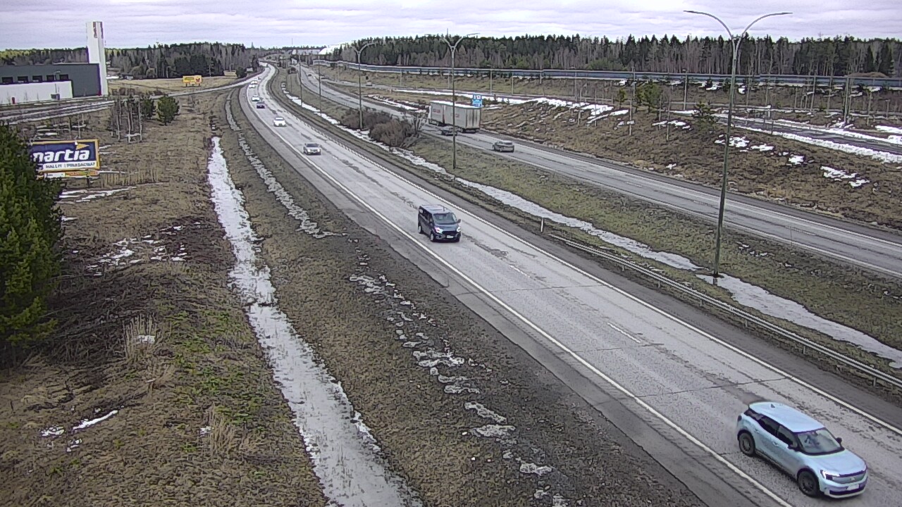 Weather Camera Image Road 4 Kempele, Zatelliitti, Oulu, Pohjois-Pohjanmaa