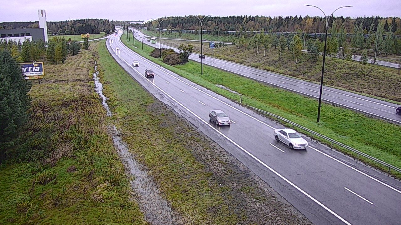 Weather Camera Image Väg 4 Kempele, Zatelliitti, Oulu, Pohjois-Pohjanmaa