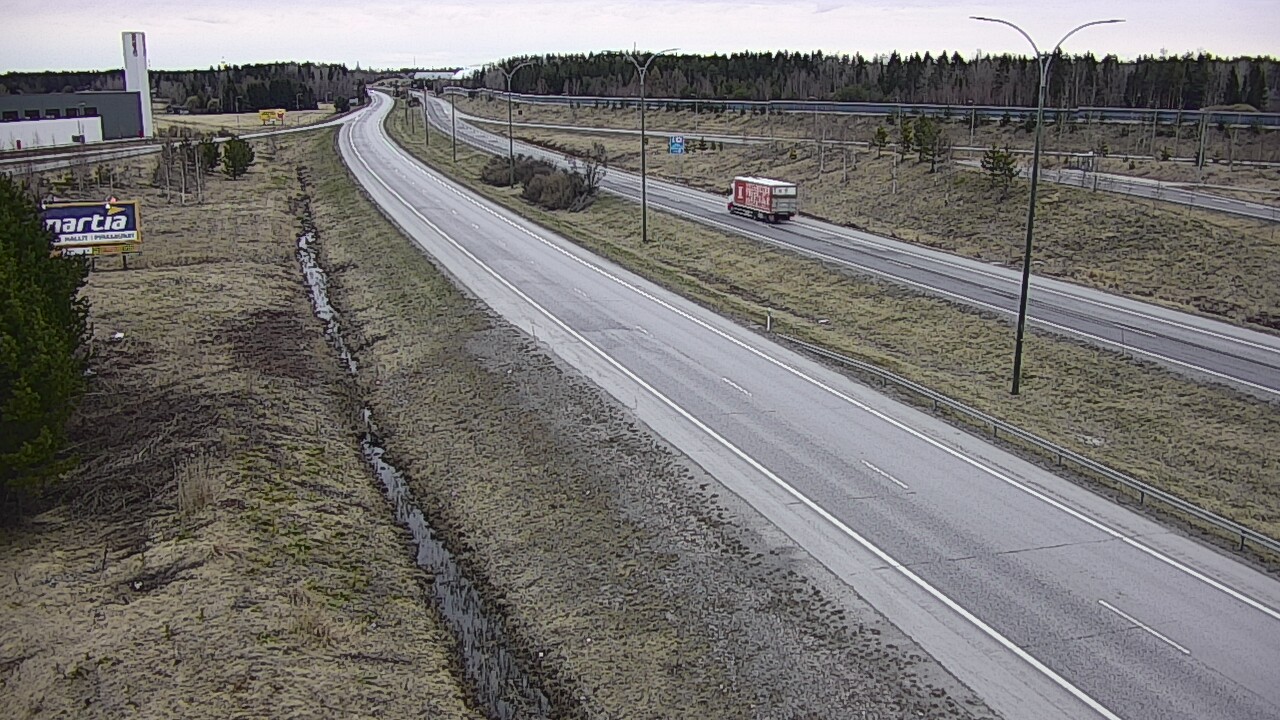 Weather Camera Image Road 4 Kempele, Zatelliitti, Oulu, Pohjois-Pohjanmaa