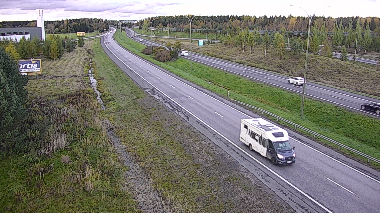 Weather Camera Image Road 4 Kempele, Zatelliitti, Oulu, Pohjois-Pohjanmaa