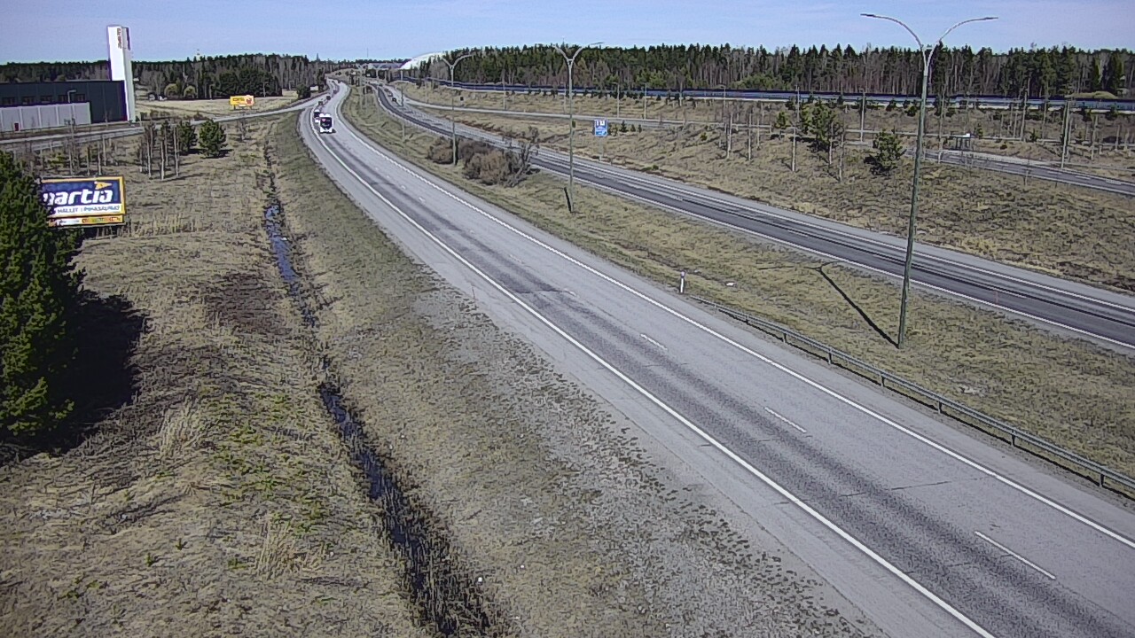 Weather Camera Image Väg 4 Kempele, Zatelliitti, Oulu, Pohjois-Pohjanmaa