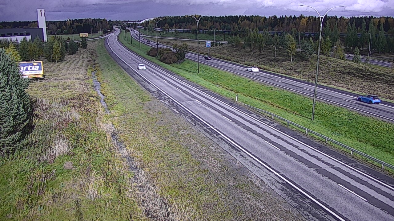 Weather Camera Image Road 4 Kempele, Zatelliitti, Oulu, Pohjois-Pohjanmaa