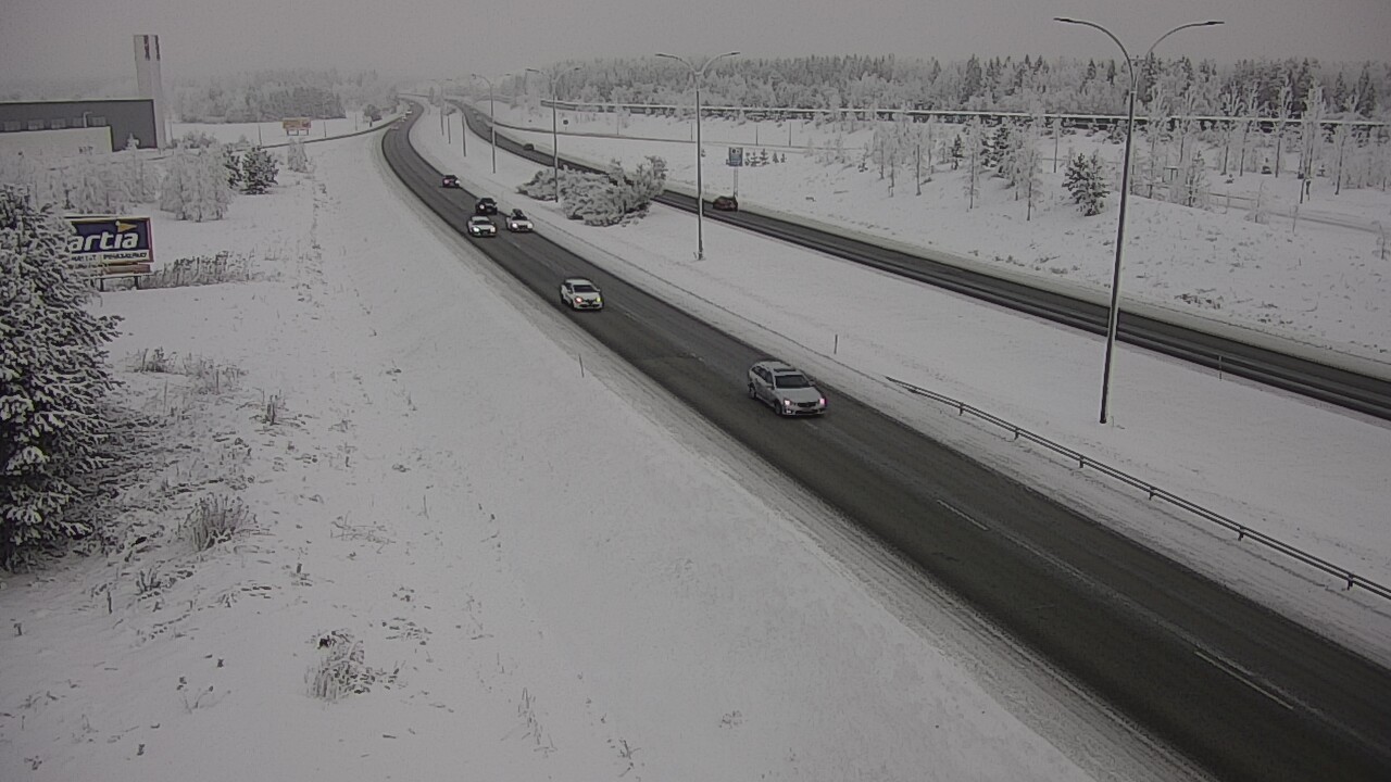 Kelikamerat Kuva Tie 4 Kempele, Zatelliitti, Oulu, Pohjois-Pohjanmaa