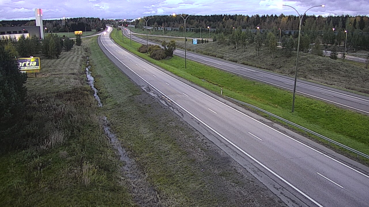 Weather Camera Image Road 4 Kempele, Zatelliitti, Oulu, Pohjois-Pohjanmaa