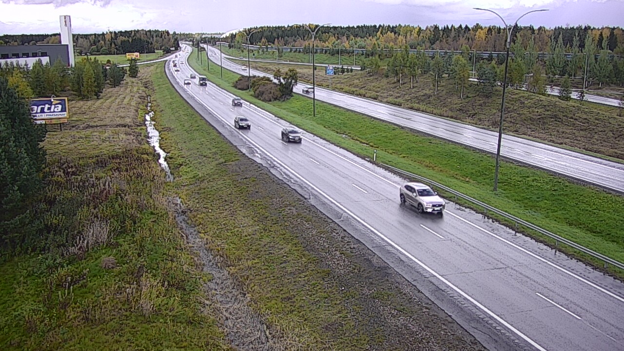 Weather Camera Image Road 4 Kempele, Zatelliitti, Oulu, Pohjois-Pohjanmaa