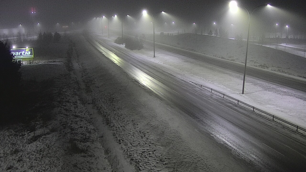 Weather Camera Image Road 4 Kempele, Zatelliitti, Oulu, Pohjois-Pohjanmaa