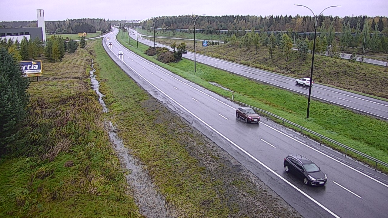 Weather Camera Image Väg 4 Kempele, Zatelliitti, Oulu, Pohjois-Pohjanmaa