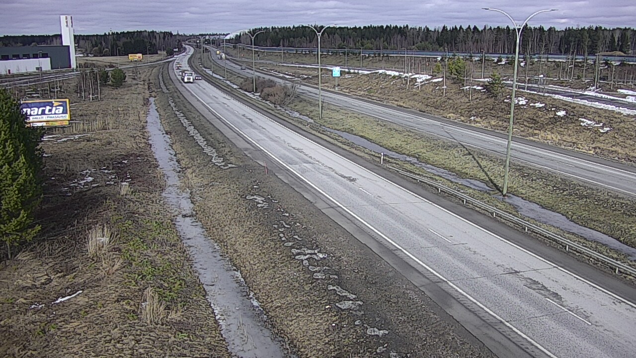 Weather Camera Image Road 4 Kempele, Zatelliitti, Oulu, Pohjois-Pohjanmaa