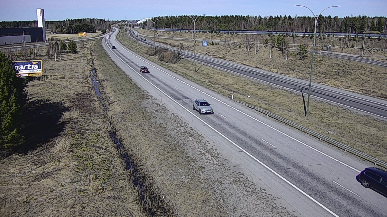 Weather Camera Image Väg 4 Kempele, Zatelliitti, Oulu, Pohjois-Pohjanmaa