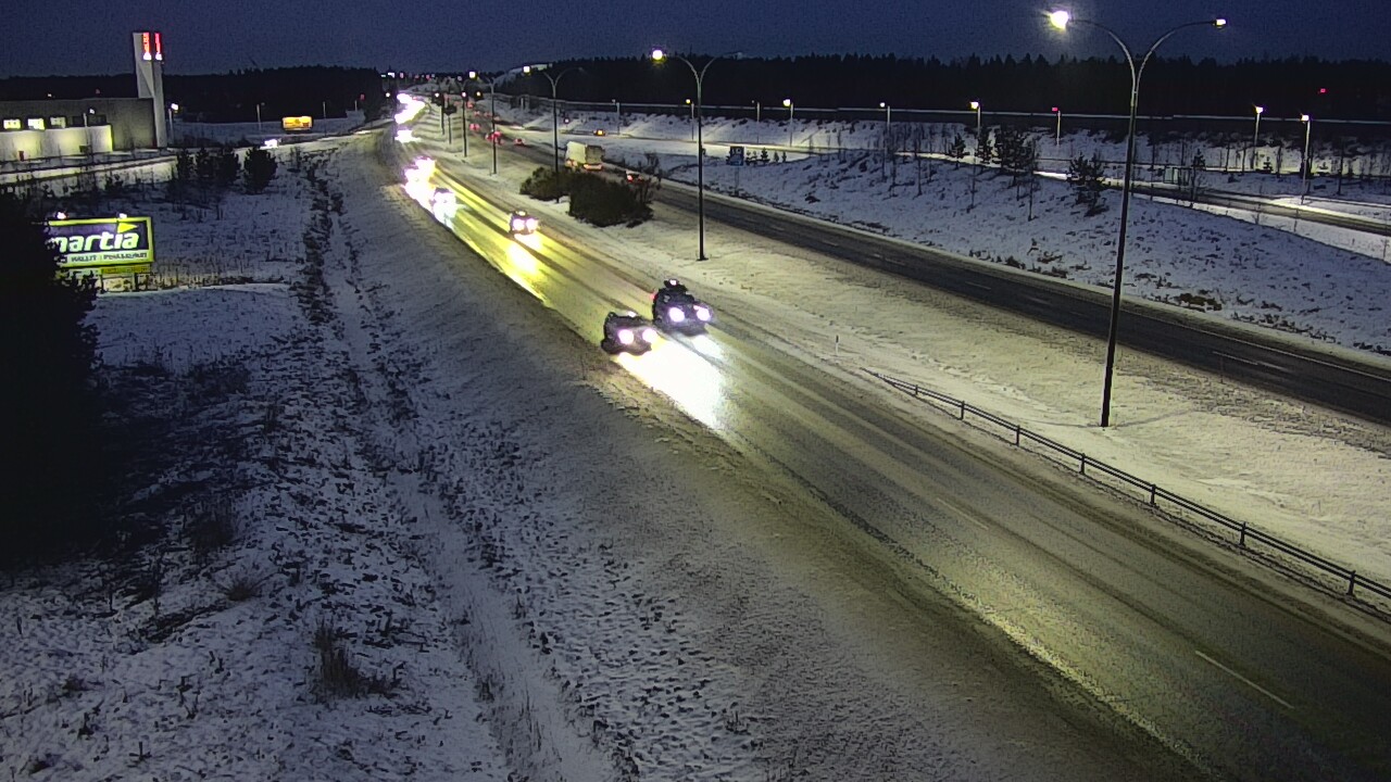 Weather Camera Image Road 4 Kempele, Zatelliitti, Oulu, Pohjois-Pohjanmaa
