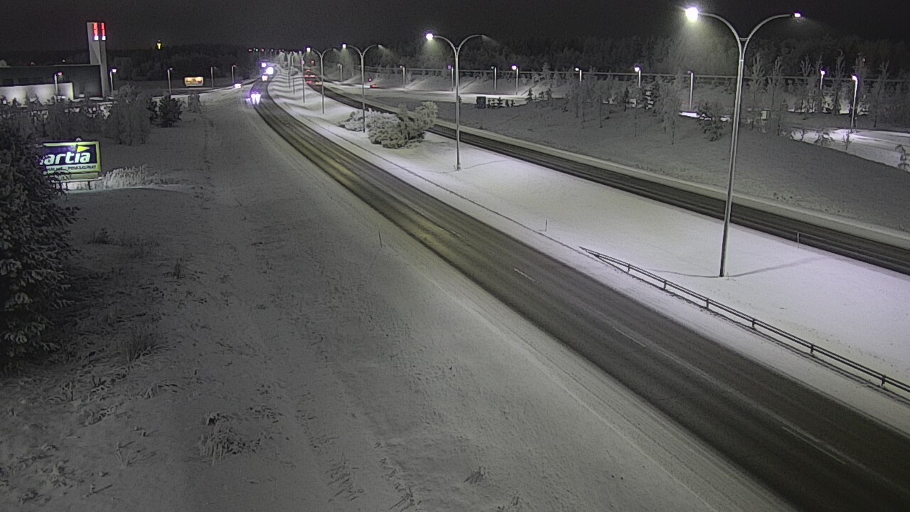 Kelikamerat Kuva Tie 4 Kempele, Zatelliitti, Oulu, Pohjois-Pohjanmaa