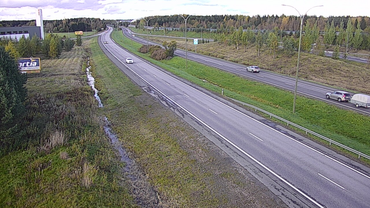 Weather Camera Image Road 4 Kempele, Zatelliitti, Oulu, Pohjois-Pohjanmaa