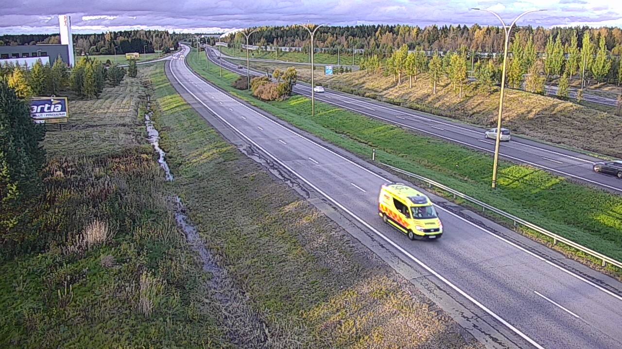 Weather Camera Image Road 4 Kempele, Zatelliitti, Oulu, Pohjois-Pohjanmaa