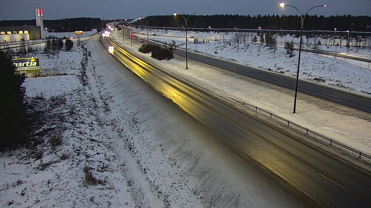 Weather Camera Image Road 4 Kempele, Zatelliitti, Oulu, Pohjois-Pohjanmaa