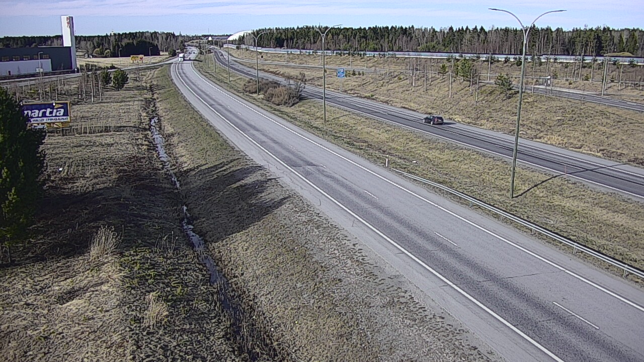 Weather Camera Image Väg 4 Kempele, Zatelliitti, Oulu, Pohjois-Pohjanmaa