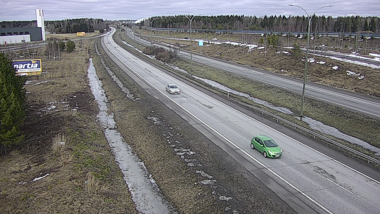 Weather Camera Image Road 4 Kempele, Zatelliitti, Oulu, Pohjois-Pohjanmaa