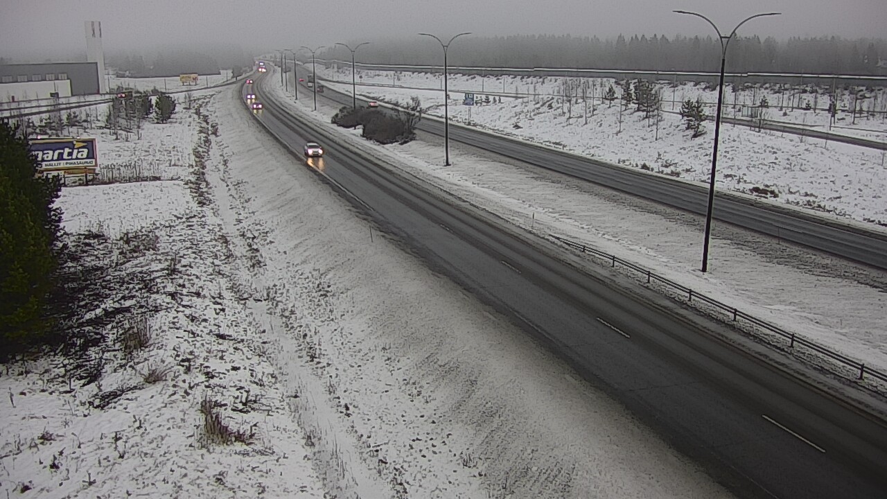 Weather Camera Image Road 4 Kempele, Zatelliitti, Oulu, Pohjois-Pohjanmaa