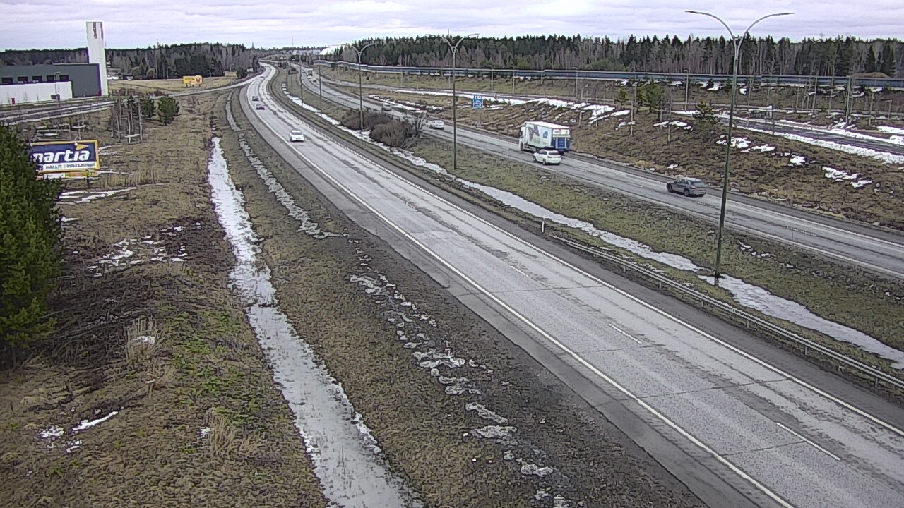 Weather Camera Image Road 4 Kempele, Zatelliitti, Oulu, Pohjois-Pohjanmaa