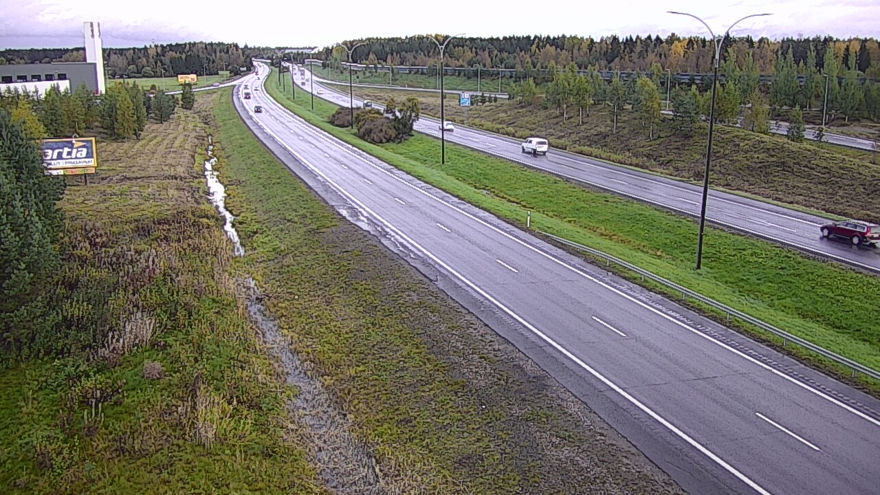 Weather Camera Image Road 4 Kempele, Zatelliitti, Oulu, Pohjois-Pohjanmaa