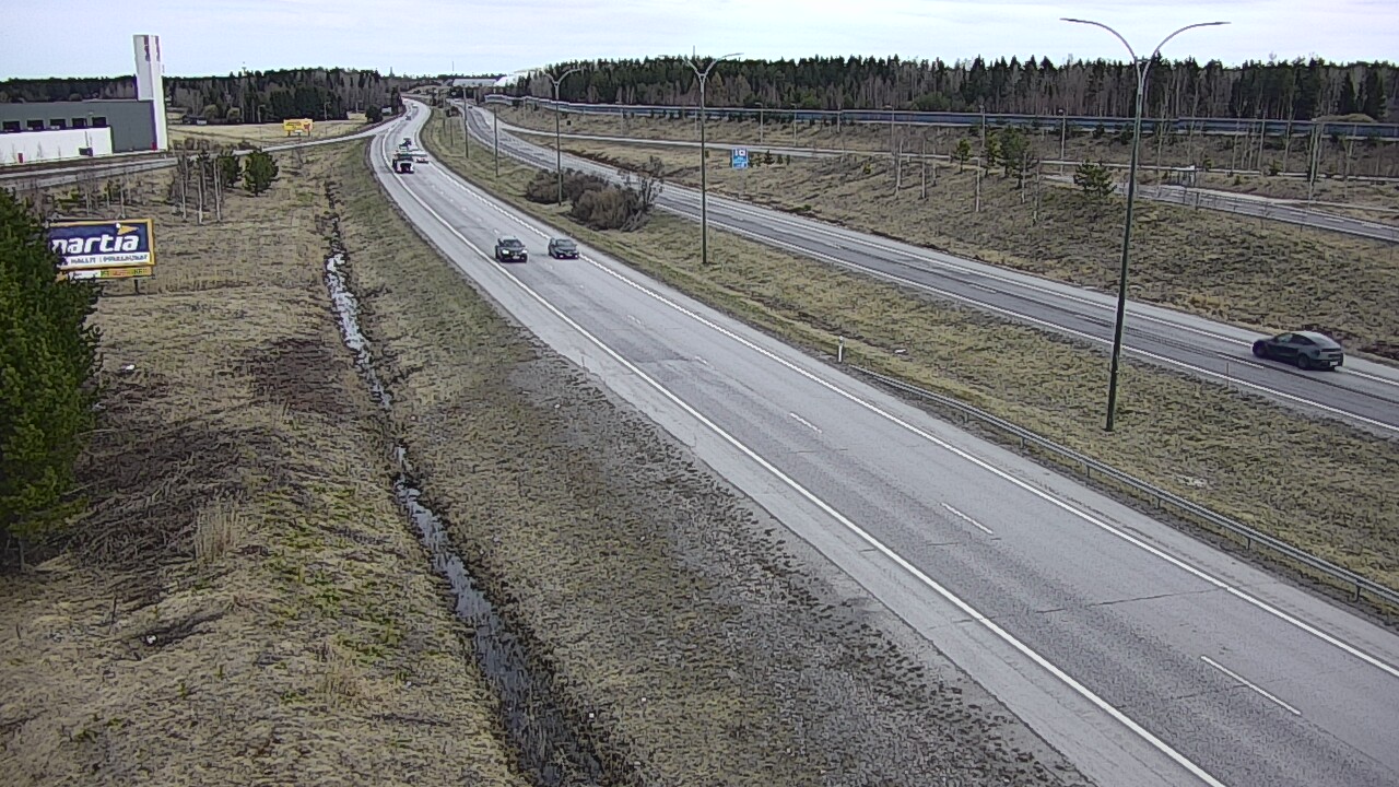 Weather Camera Image Väg 4 Kempele, Zatelliitti, Oulu, Pohjois-Pohjanmaa