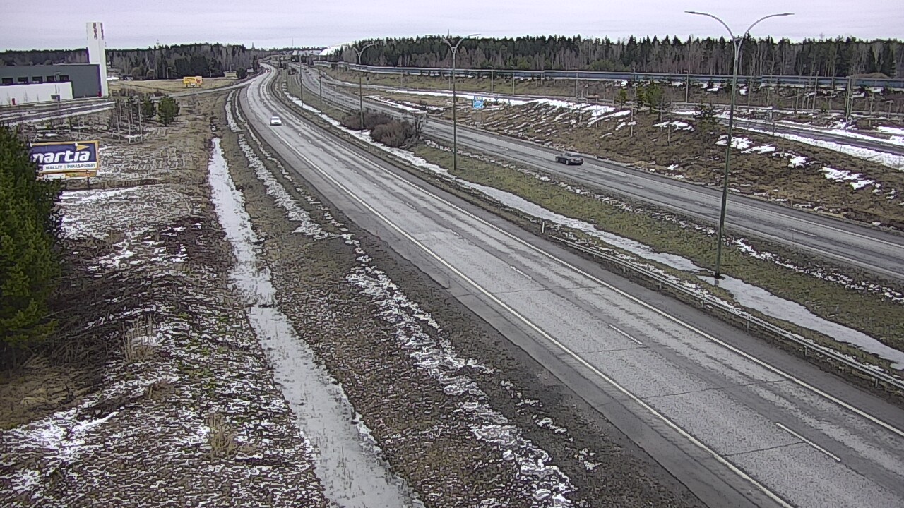 Weather Camera Image Road 4 Kempele, Zatelliitti, Oulu, Pohjois-Pohjanmaa