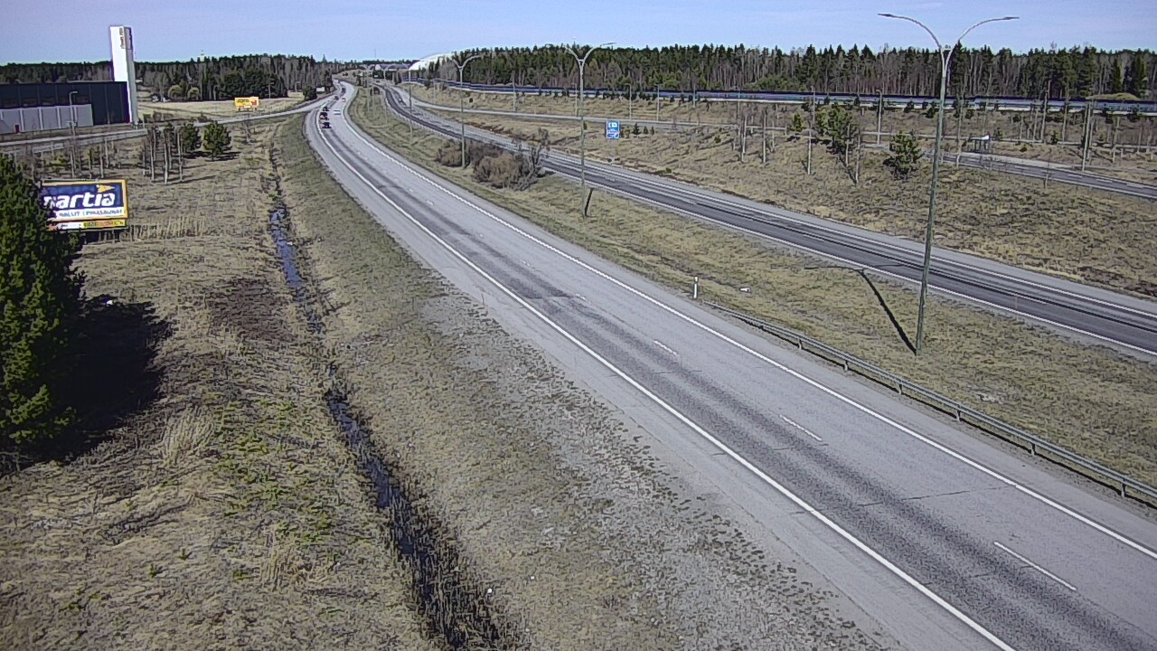 Weather Camera Image Väg 4 Kempele, Zatelliitti, Oulu, Pohjois-Pohjanmaa