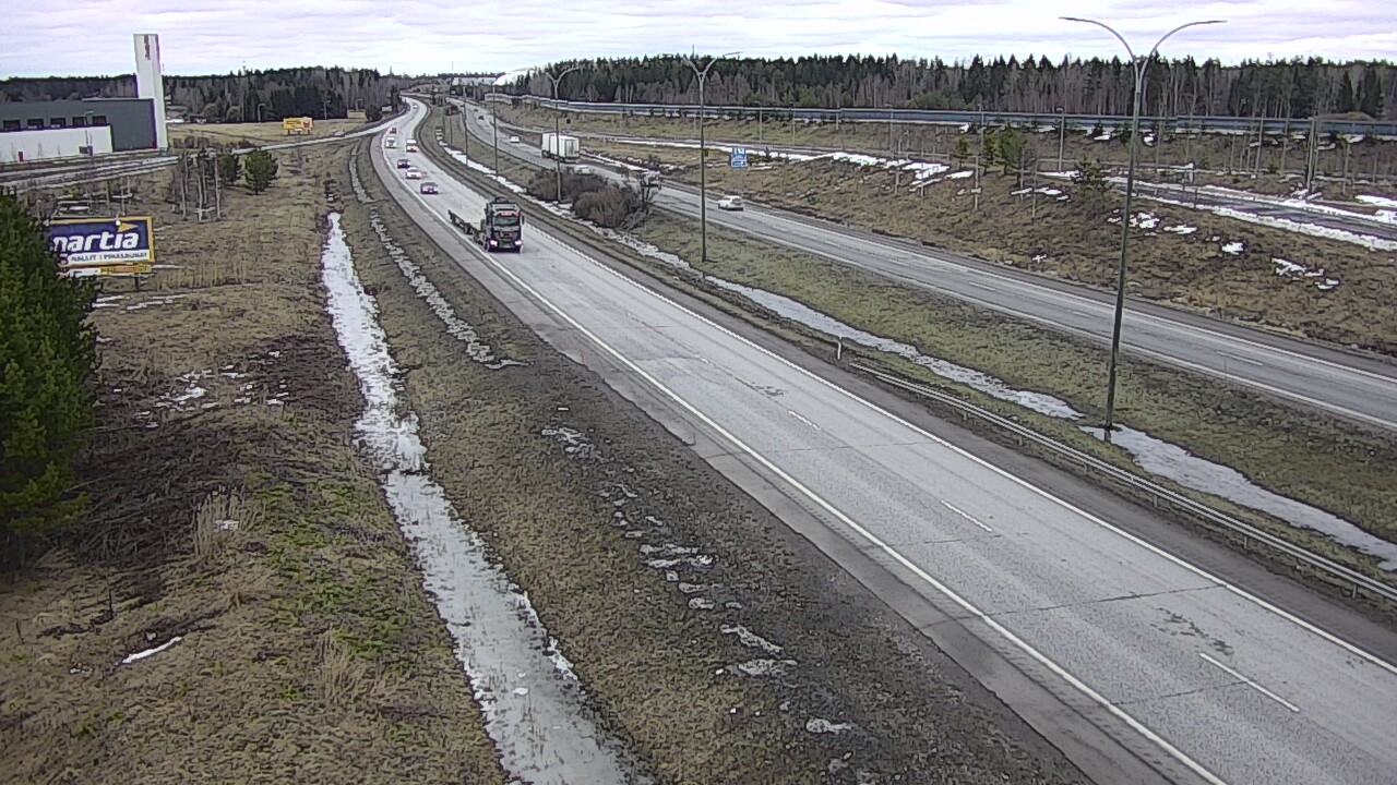 Weather Camera Image Road 4 Kempele, Zatelliitti, Oulu, Pohjois-Pohjanmaa