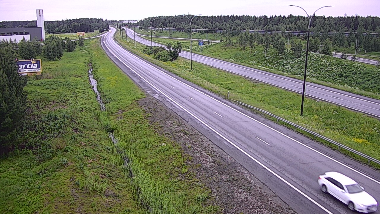 Kelikamerat Kuva Tie 4 Kempele, Zatelliitti, Oulu, Pohjois-Pohjanmaa