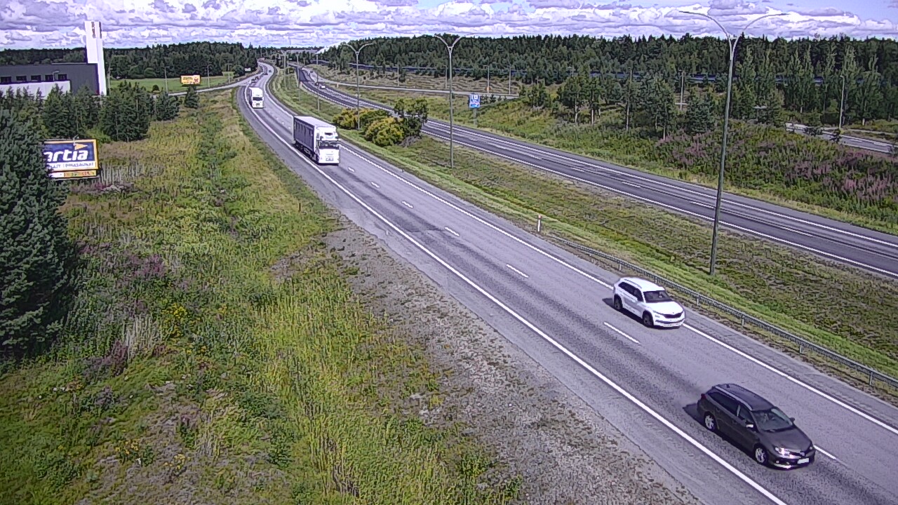 Weather Camera Image Road 4 Kempele, Zatelliitti, Oulu, Pohjois-Pohjanmaa