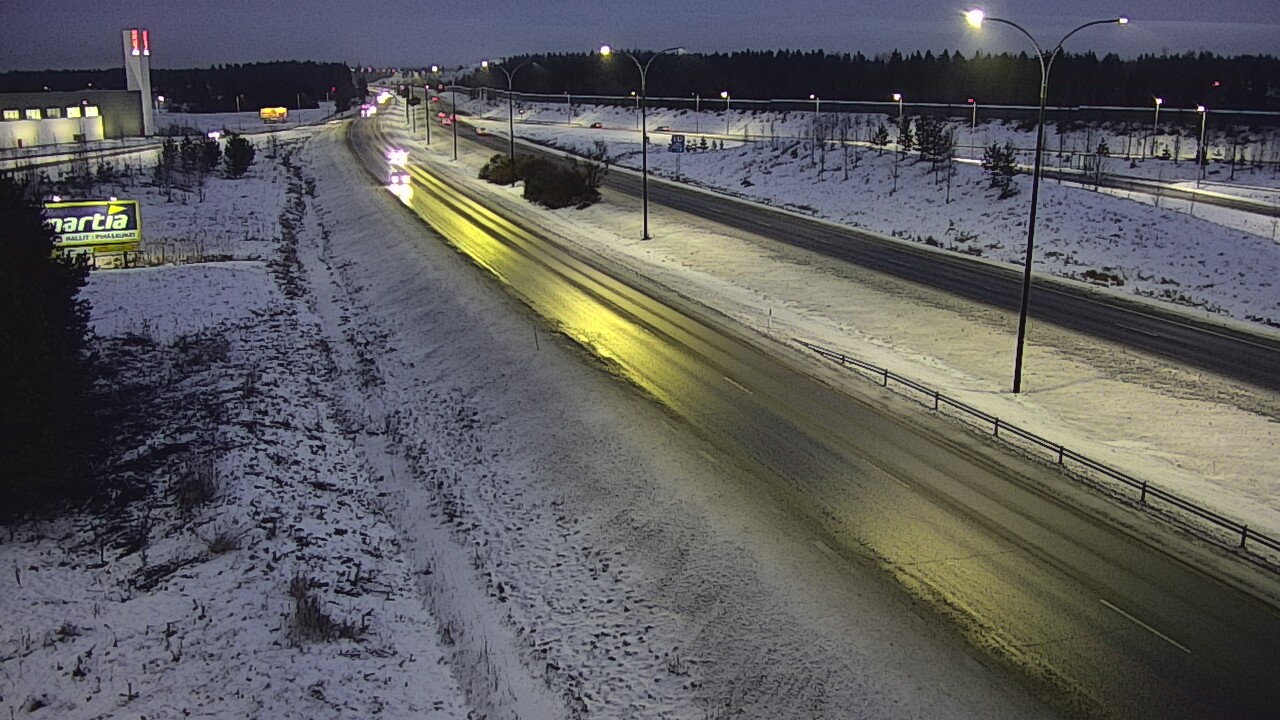 Weather Camera Image Road 4 Kempele, Zatelliitti, Oulu, Pohjois-Pohjanmaa