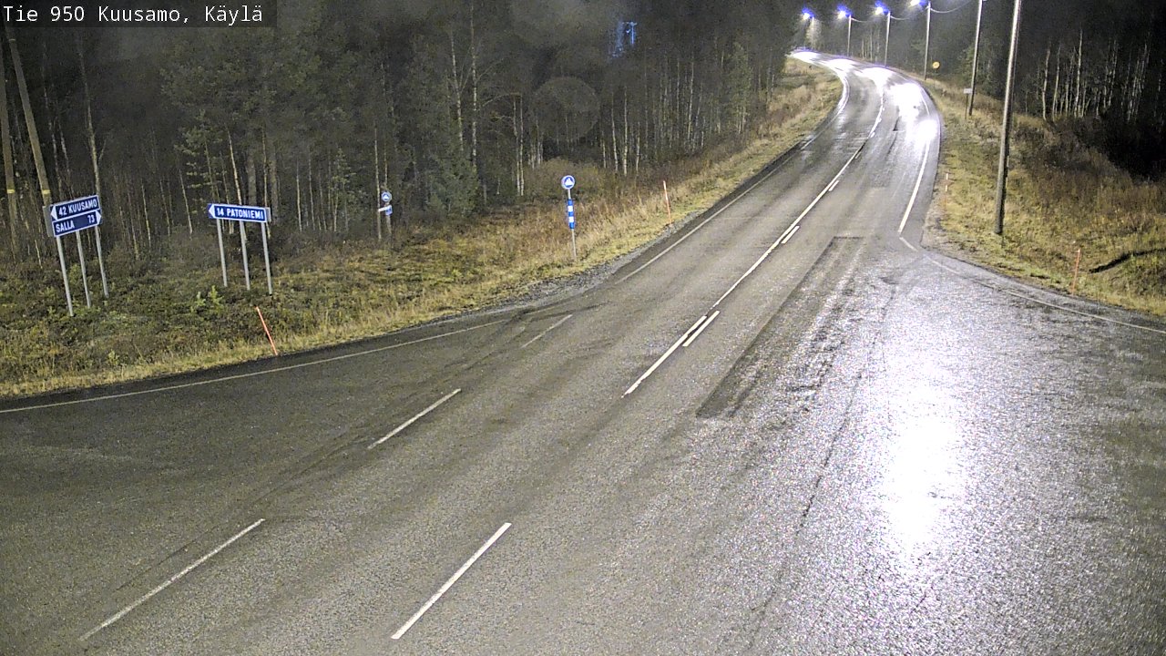 Kelikamerat Kuva Tie 950 Kuusamo, Käylä, Kuusamo, Pohjois-Pohjanmaa