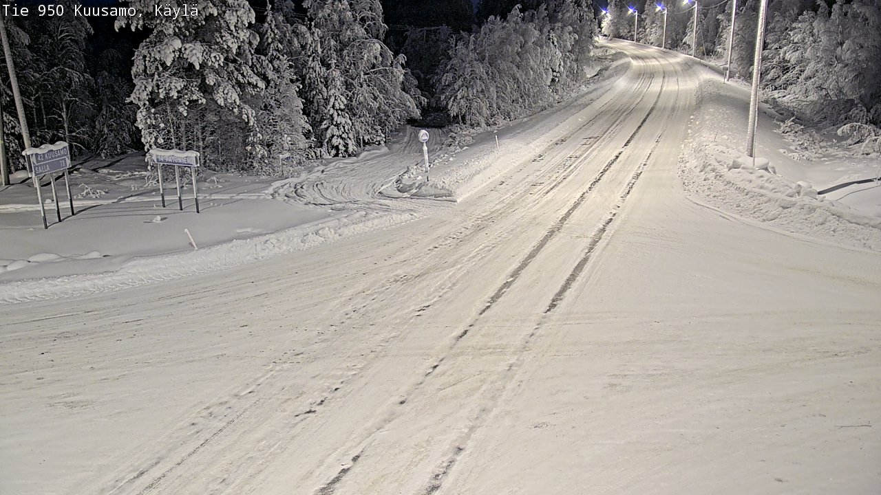 Kelikamerat Kuva Tie 950 Kuusamo, Käylä, Kuusamo, Pohjois-Pohjanmaa