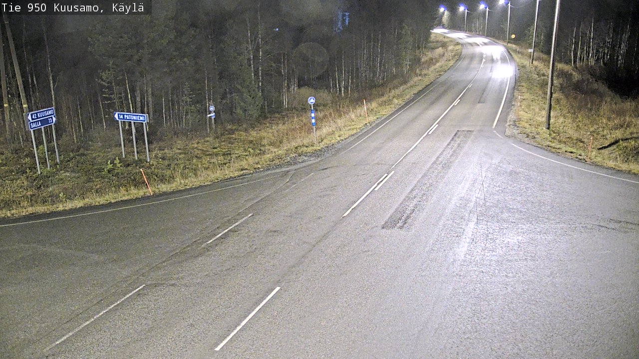 Kelikamerat Kuva Tie 950 Kuusamo, Käylä, Kuusamo, Pohjois-Pohjanmaa