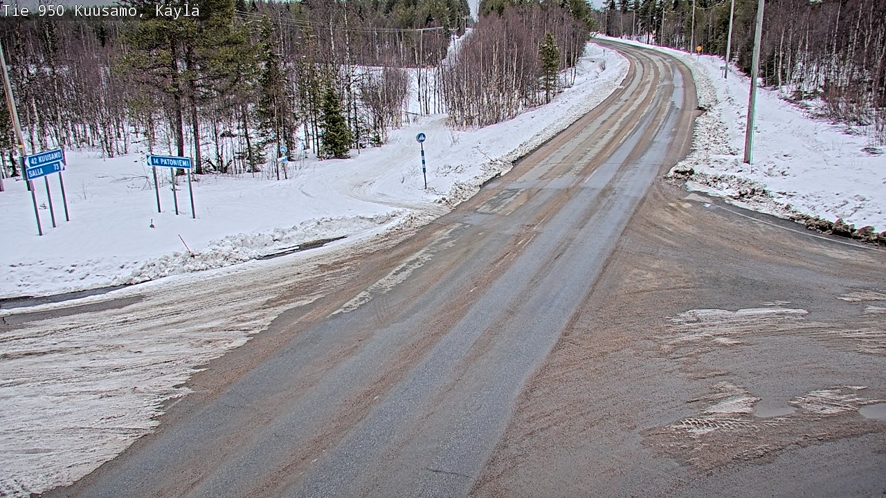 Weather Camera Image Road 950 Kuusamo, Käylä, Kuusamo, Pohjois-Pohjanmaa