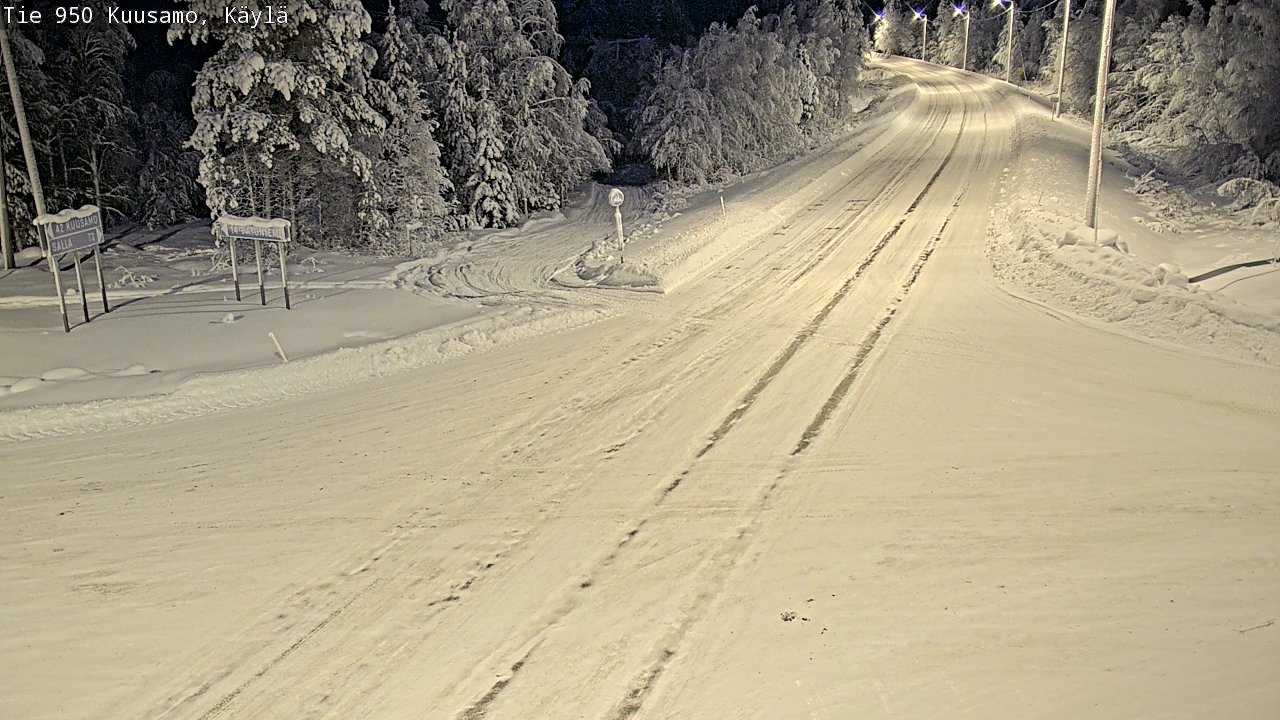 Kelikamerat Kuva Tie 950 Kuusamo, Käylä, Kuusamo, Pohjois-Pohjanmaa